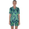 Moonlight On The Leaves Satin Short Sleeve Pyjamas Set View1