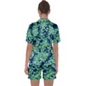 Moonlight On The Leaves Satin Short Sleeve Pyjamas Set View2