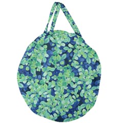 Moonlight On The Leaves Giant Round Zipper Tote by jumpercat