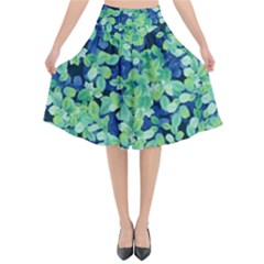 Moonlight On The Leaves Flared Midi Skirt by jumpercat