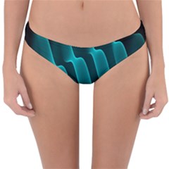 Background Light Glow Blue Green Reversible Hipster Bikini Bottoms