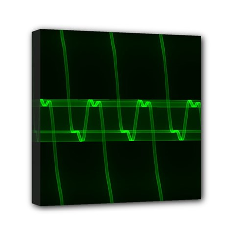 Background Signal Light Glow Green Canvas Travel Bag by Nexatart