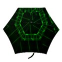 Background Signal Light Glow Green Mini Folding Umbrellas View1