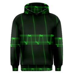 Background Signal Light Glow Green Men s Overhead Hoodie