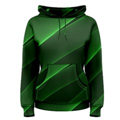 Background Light Glow Green Women s Pullover Hoodie by Nexatart