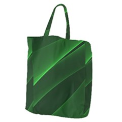 Background Light Glow Green Giant Grocery Zipper Tote by Nexatart