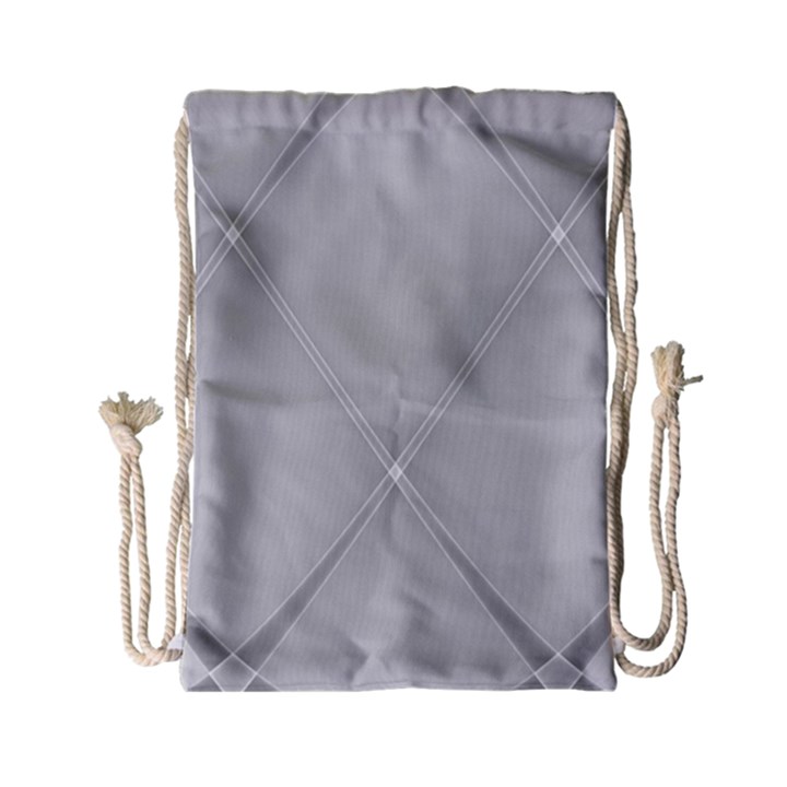 Background Light Glow White Grey Drawstring Bag (Small)