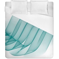 Background Light Glow Blue Duvet Cover (california King Size) by Nexatart