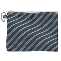 Metal Steel Stripped Creative Canvas Cosmetic Bag (xxl)