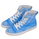 Background Light Glow Blue Men s Hi-Top Skate Sneakers View2