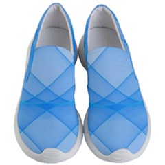 Background Light Glow Blue Women s Lightweight Slip Ons