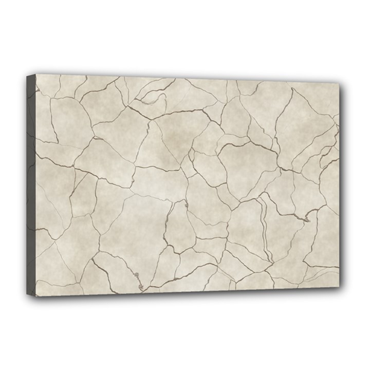 Background Wall Marble Cracks Canvas 18  x 12 