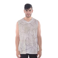 Background Wall Marble Cracks Men s Basketball Tank Top by Nexatart