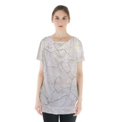 Background Wall Marble Cracks Skirt Hem Sports Top