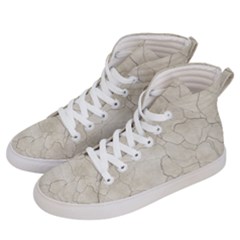 Background Wall Marble Cracks Women s Hi-top Skate Sneakers