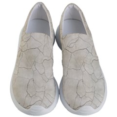 Background Wall Marble Cracks Women s Lightweight Slip Ons by Nexatart