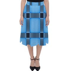 Wall Blue Steel Light Creative Folding Skater Skirt by Nexatart