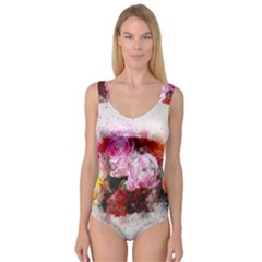 Flowers Roses Wedding Bouquet Art Princess Tank Leotard  by Nexatart