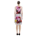 Flowers Roses Wedding Bouquet Art Racerback Midi Dress View2