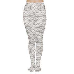 Background Wall Stone Carved White Women s Tights by Nexatart