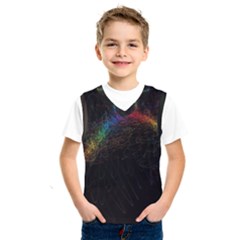 Background Light Glow Lines Colors Kids  Sportswear by Nexatart