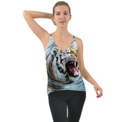 Tiger Animal Art Swirl Decorative Cami by Nexatart