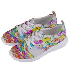 Umbrella Art Abstract Watercolor Women s Lightweight Sports Shoes