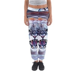 Cougar Animal Art Swirl Decorative Women s Jogger Sweatpants by Nexatart