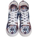 Cougar Animal Art Swirl Decorative Women s Hi-Top Skate Sneakers View1