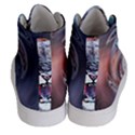 Cougar Animal Art Swirl Decorative Women s Hi-Top Skate Sneakers View4