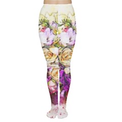 Flowers Bouquet Art Nature Women s Tights by Nexatart