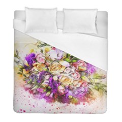 Flowers Bouquet Art Nature Duvet Cover (full/ Double Size) by Nexatart