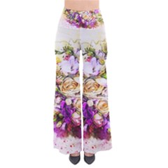 Flowers Bouquet Art Nature Pants by Nexatart