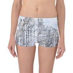 Architecture Building Design Reversible Boyleg Bikini Bottoms