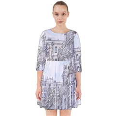 Architecture Building Design Smock Dress