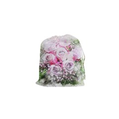 Flowers Bouquet Art Nature Drawstring Pouches (xs)  by Nexatart