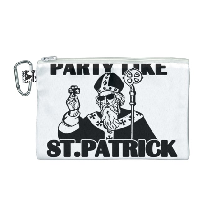  St. Patricks day  Canvas Cosmetic Bag (Medium)