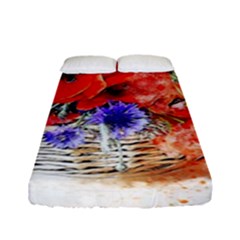 Flowers Bouquet Art Nature Fitted Sheet (full/ Double Size) by Nexatart