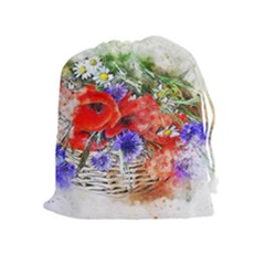 Flowers Bouquet Art Nature Drawstring Pouches (extra Large) by Nexatart