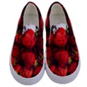 Strawberry Fruit Food Art Abstract Kids  Canvas Slip Ons View1