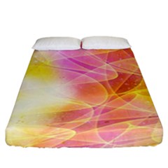 Background Art Abstract Watercolor Fitted Sheet (california King Size) by Nexatart