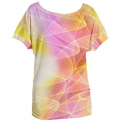 Background Art Abstract Watercolor Women s Oversized Tee