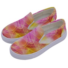 Background Art Abstract Watercolor Kids  Canvas Slip Ons