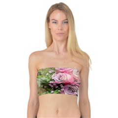 Flowers Bouquet Wedding Art Nature Bandeau Top by Nexatart