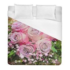 Flowers Bouquet Wedding Art Nature Duvet Cover (full/ Double Size) by Nexatart