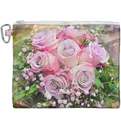 Flowers Bouquet Wedding Art Nature Canvas Cosmetic Bag (xxxl)