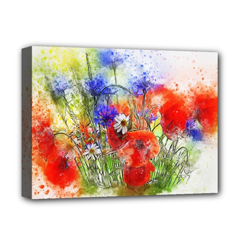 Flowers Bouquet Art Nature Deluxe Canvas 16  X 12   by Nexatart