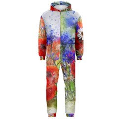 Flowers Bouquet Art Nature Hooded Jumpsuit (men)  by Nexatart