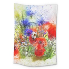 Flowers Bouquet Art Nature Large Tapestry by Nexatart