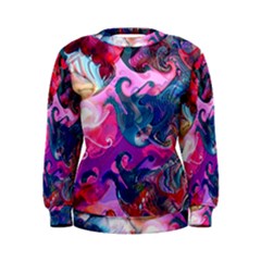 Background Art Abstract Watercolor Women s Sweatshirt by Nexatart